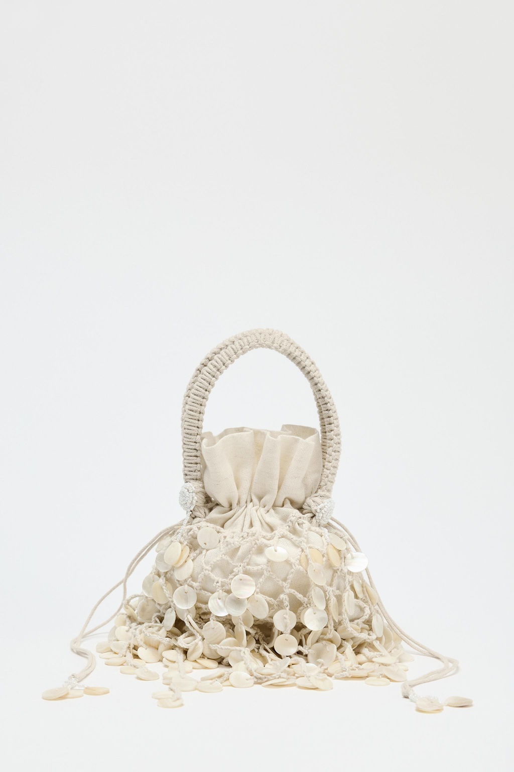 PEARLESCENT APPLIQUE HANDBAG - Zara фото 8