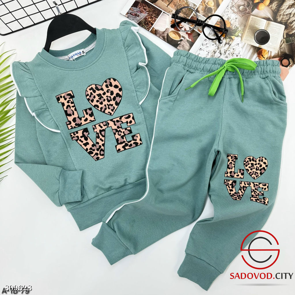 Костюм из двунитки для девочки - Bruno фото 9