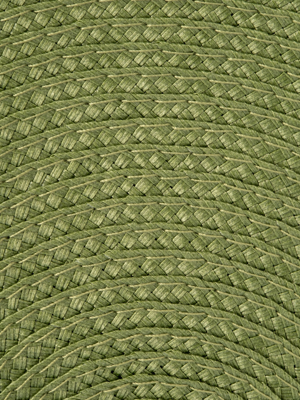 Салфетка под приборы, 38 см, полипропилен, круглая, зеленая, Косы, Matera - Anna lafarg фото 6