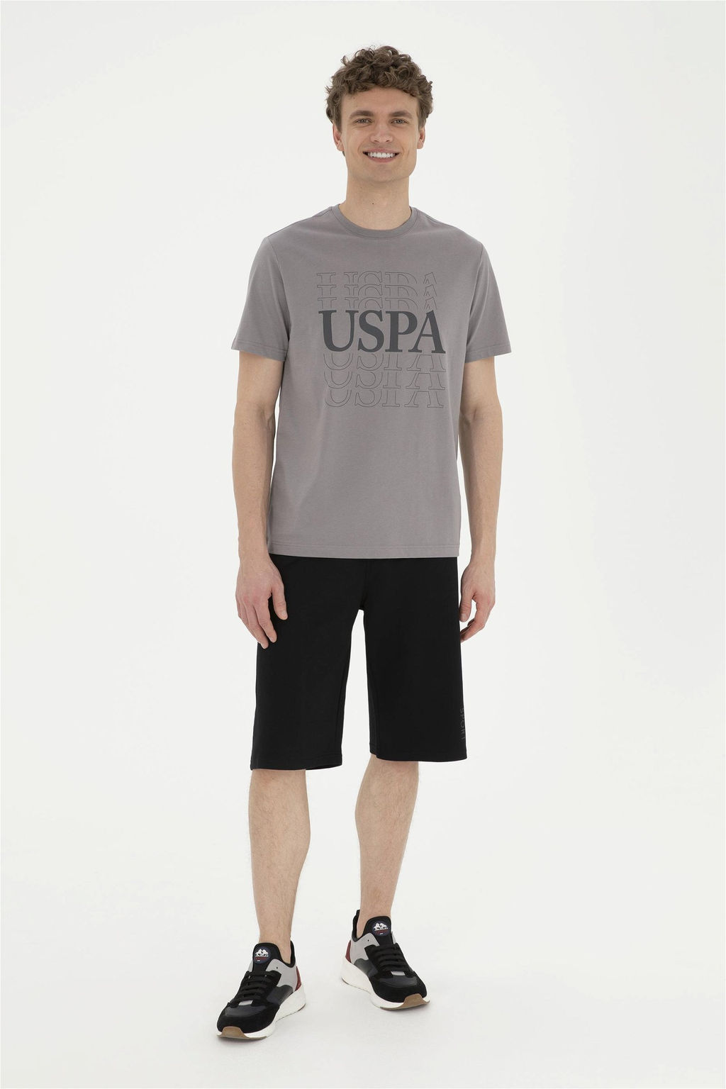 U. S. Polo Assn / Мужские черные трикотажные шорты