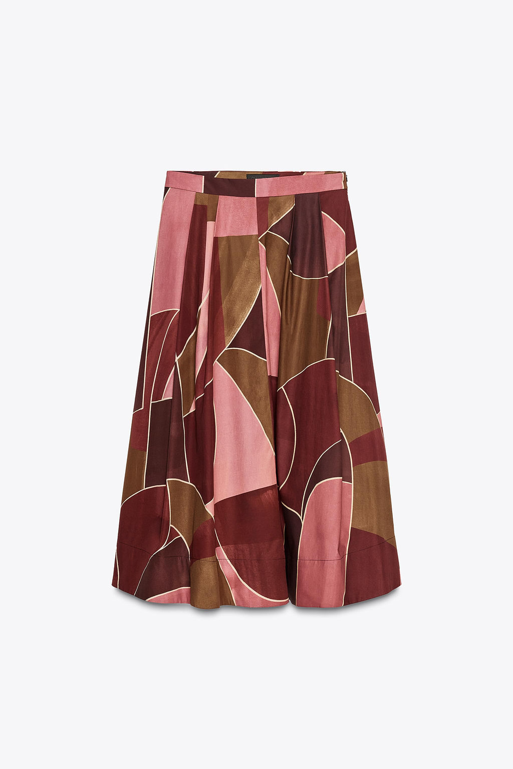 ZW COLLECTION PRINTED MIDI SKIRT - Zara фото 6