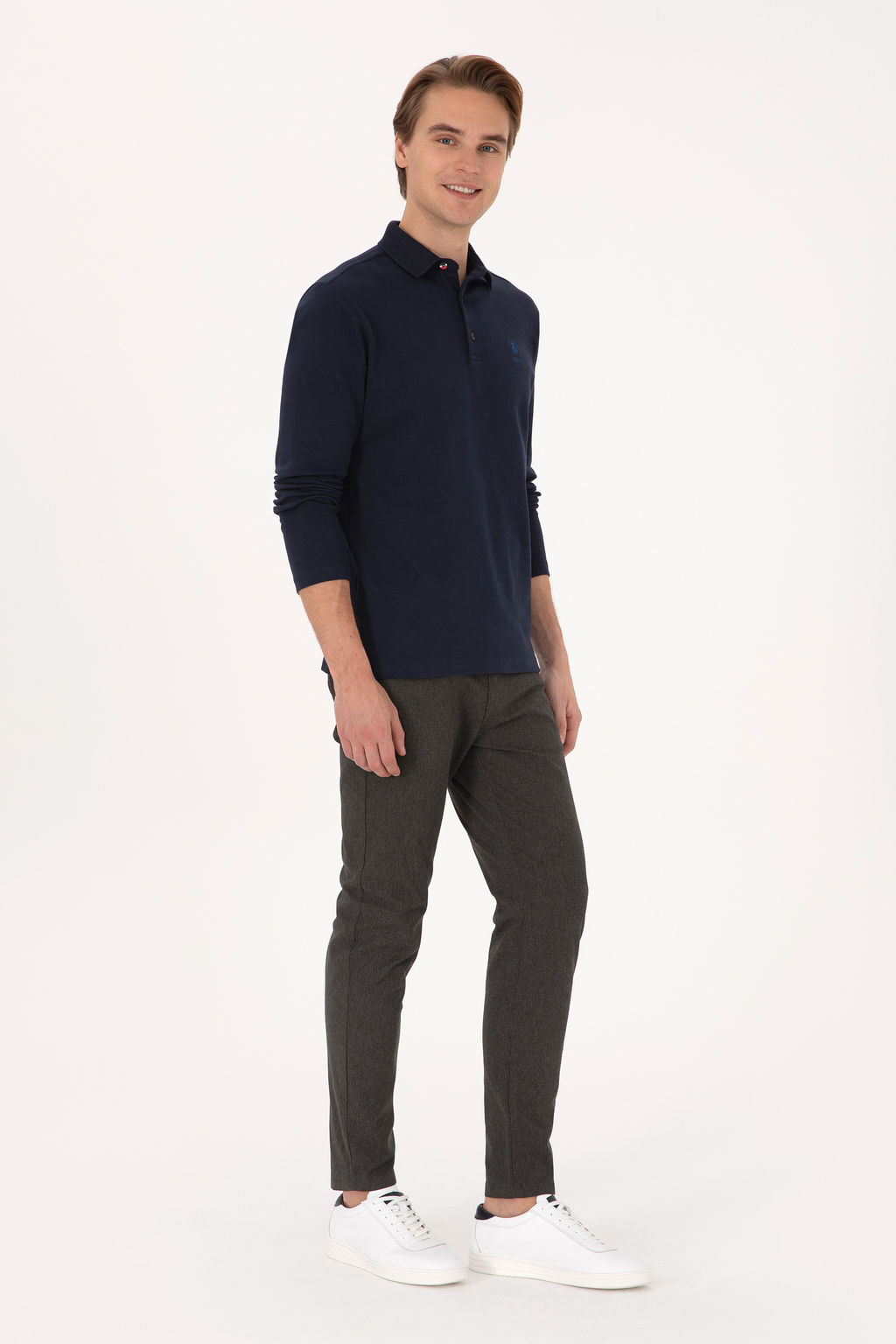 Erkek Lacivert Basic Sweatshirt - U.s. polo assn фото 11