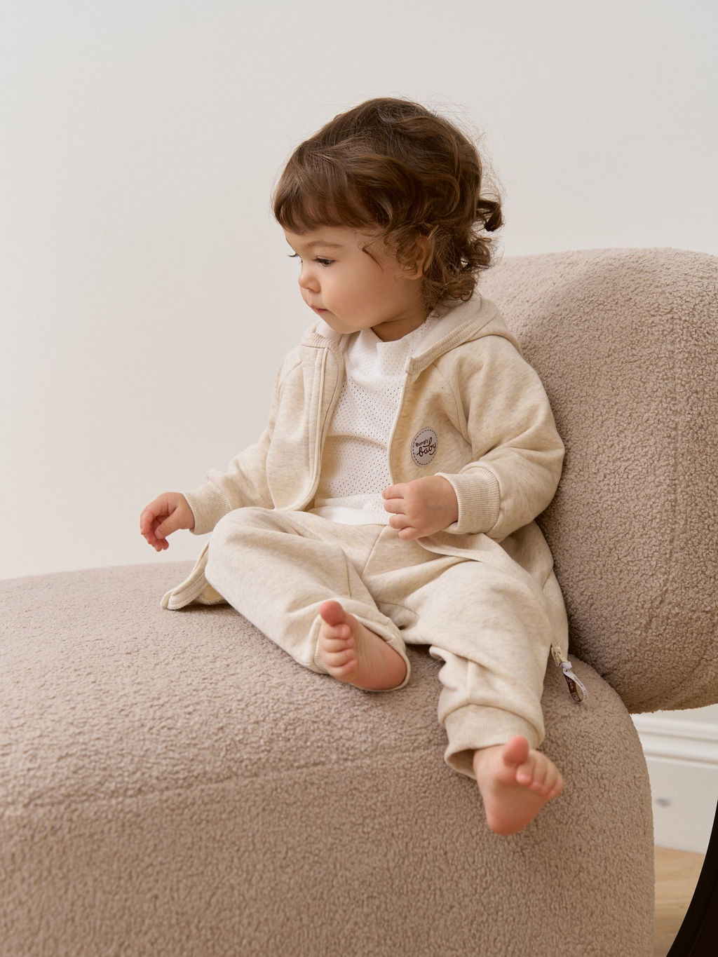 Костюм с толстовкой Ванильный пудинг утепленный 0+ - Bungly фото 19