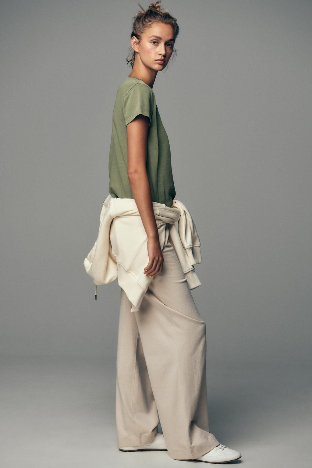 WASHED T-SHIRT WITH POCKET - Zara фото 13