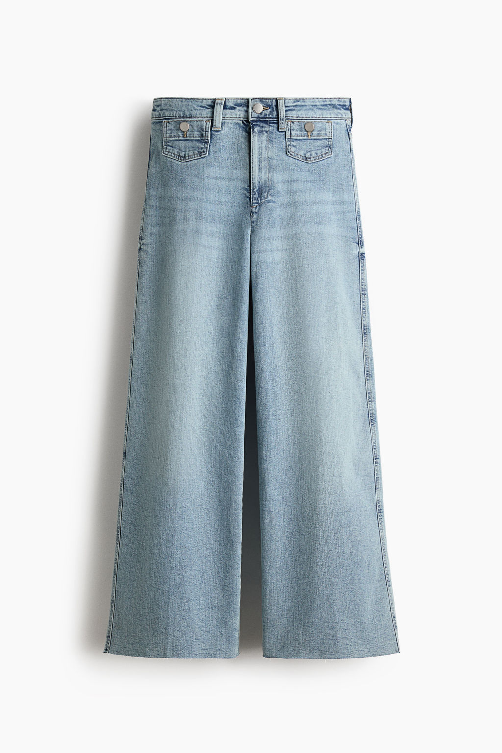 Wide High Waist Ankle Jeans - H&m фото 4