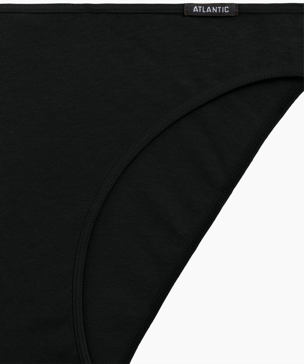 ATLANTIC 3BLP-580 Трусы спорт Basic - набор (3 шт.) черный фото 6