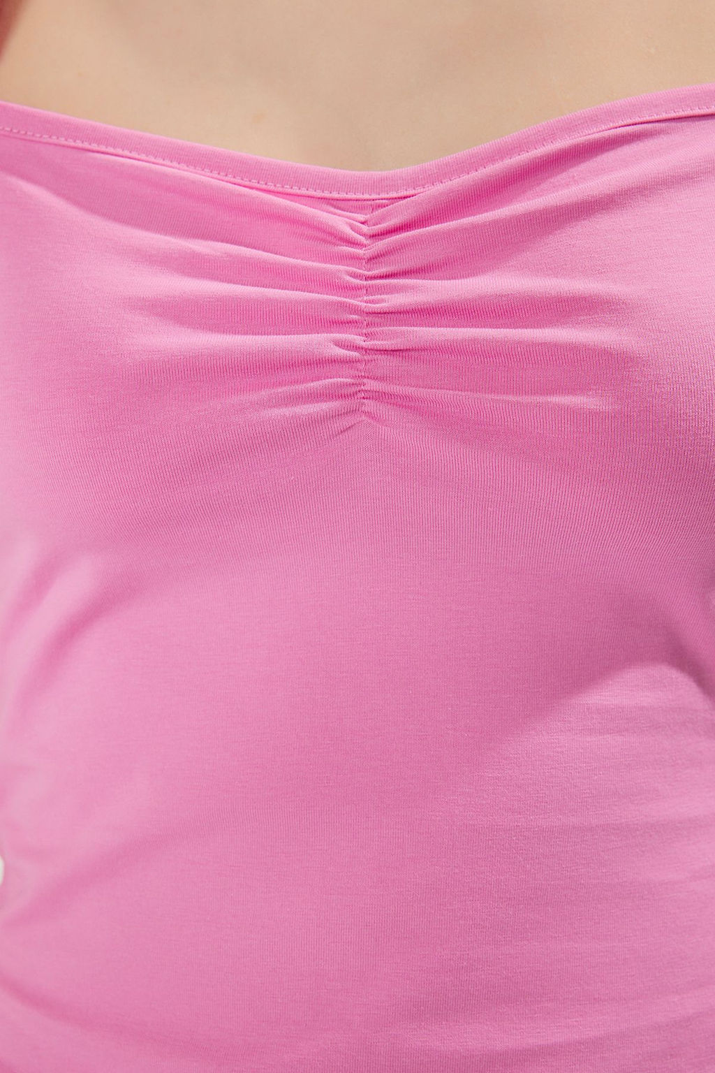 Siyah Renk Bloklu Kalp Yaka Fitted/Vucuda Oturan Orme Bluz TWOSS25BZ00212 - Trendyolmilla фото 7