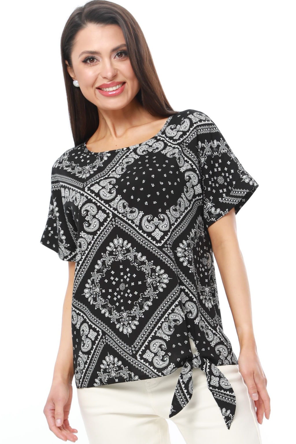 Блузка Лиззи, блэк - Dstrend фото 2