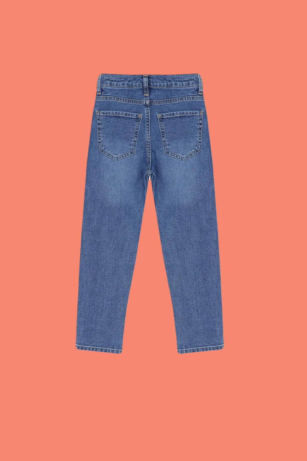 Mavi Erkek Cocuk Skinny Esnek Ayarlanabilir Lastikli Denim Pantolon Jean TKDSS24PL00015 - Trendyolmilla фото 4