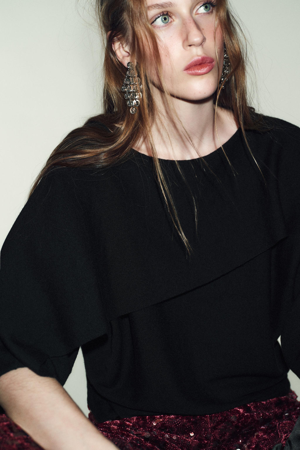 KNIT CAPE JUMPER - Zara фото 6