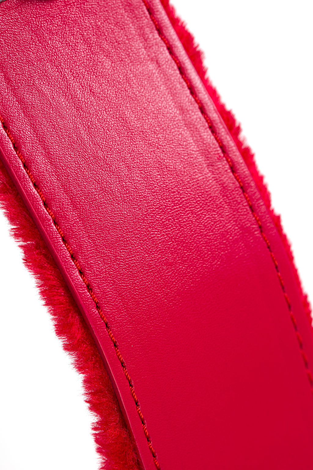 Ошейник TOYFA, PU кожа, красный, 43 см  фото 11