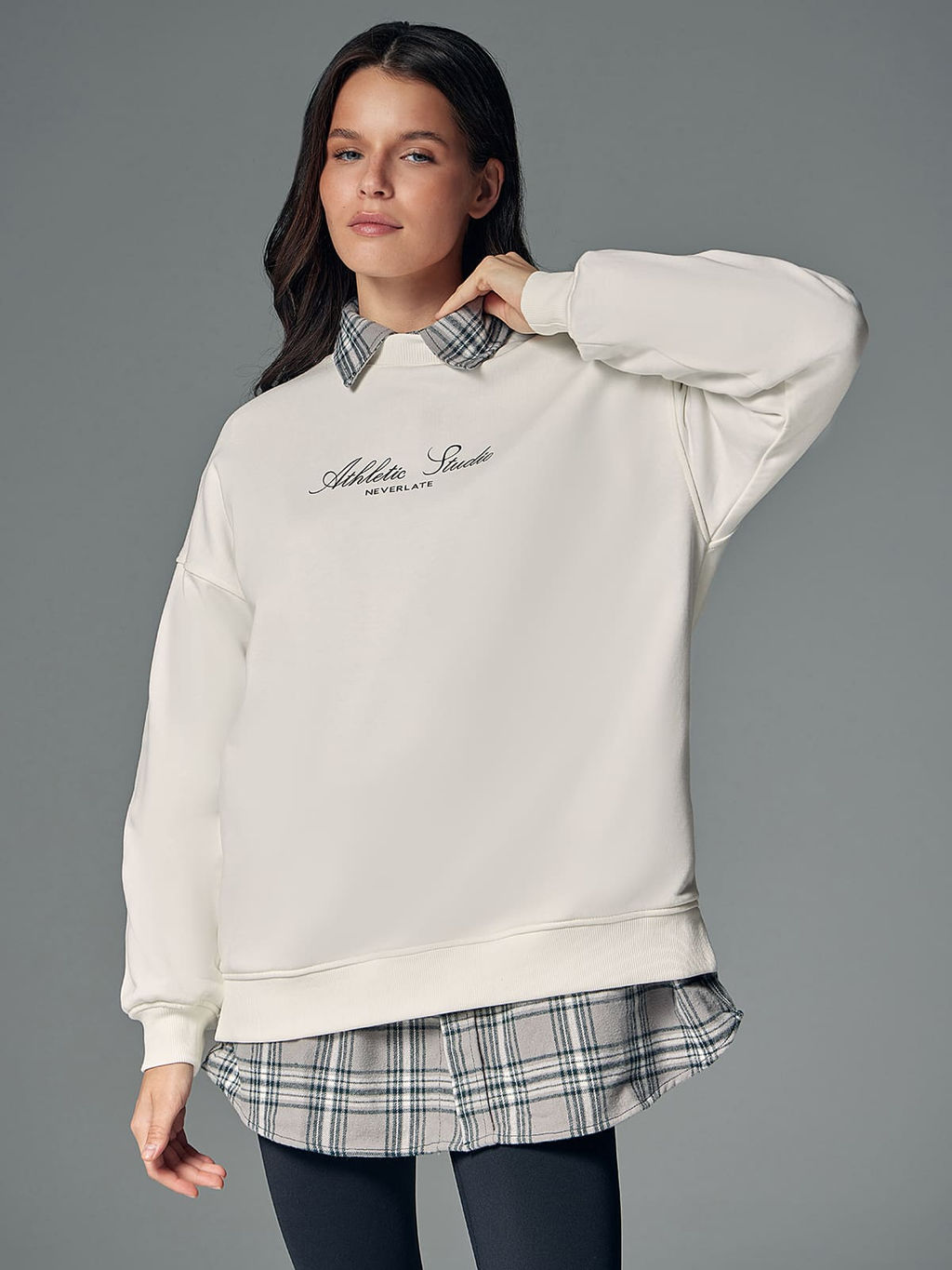 Свитшот Atletic Studio свободного силуэта - NEVERLATE фото 4