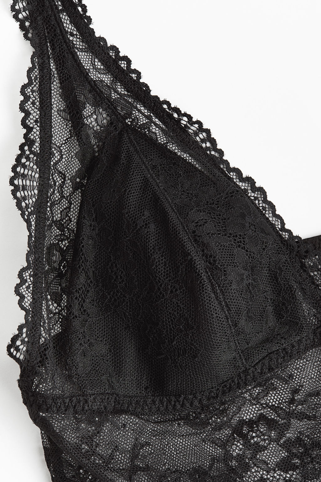 Body tanga de encaje con copas acolchadas - H&m фото 6