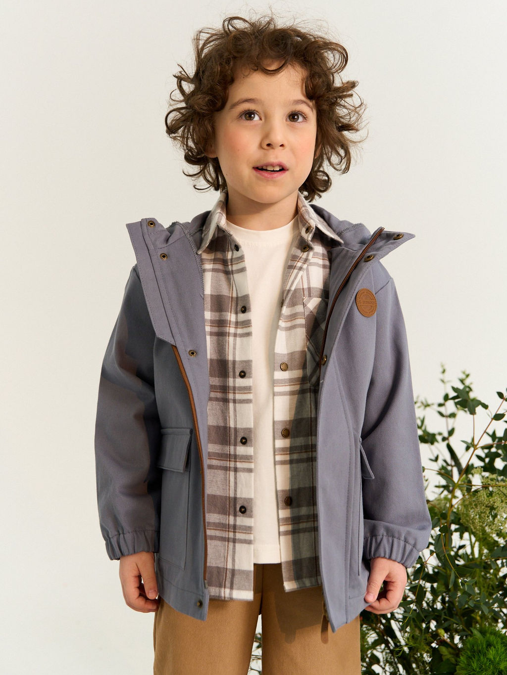 Ветровка хлопковая Графит - Bungly фото 7