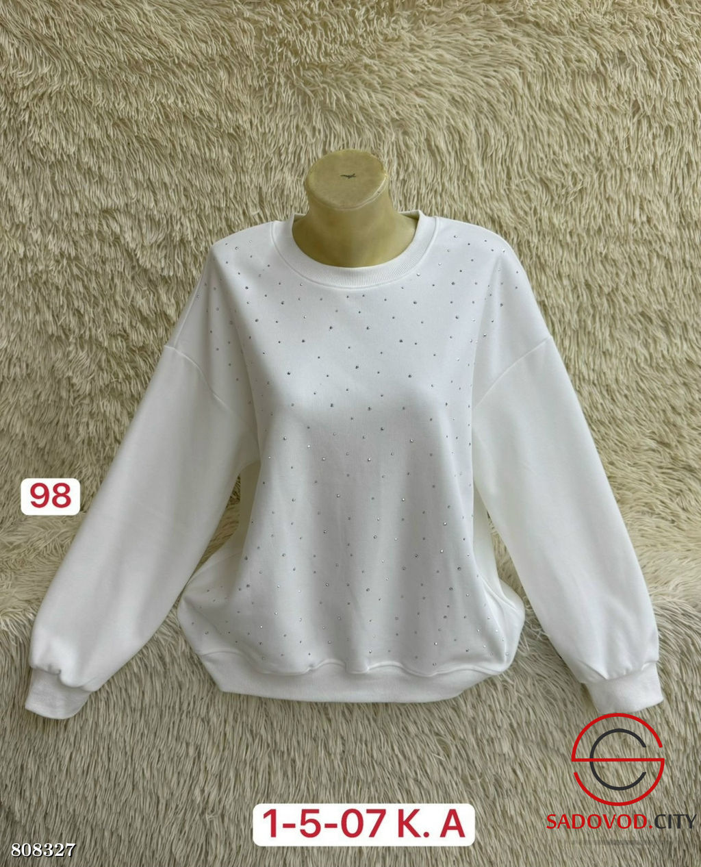 Толстовка женская со стразами - Bruno фото 6