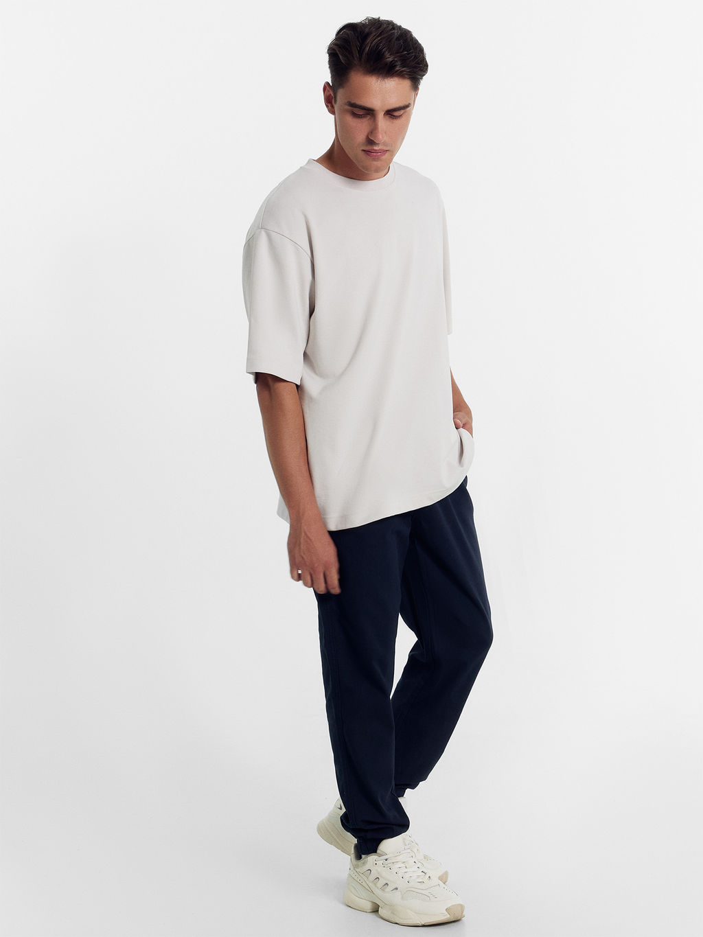 Брюки мужские в темно-синем цвете темно -синий 2023-CTM301-4