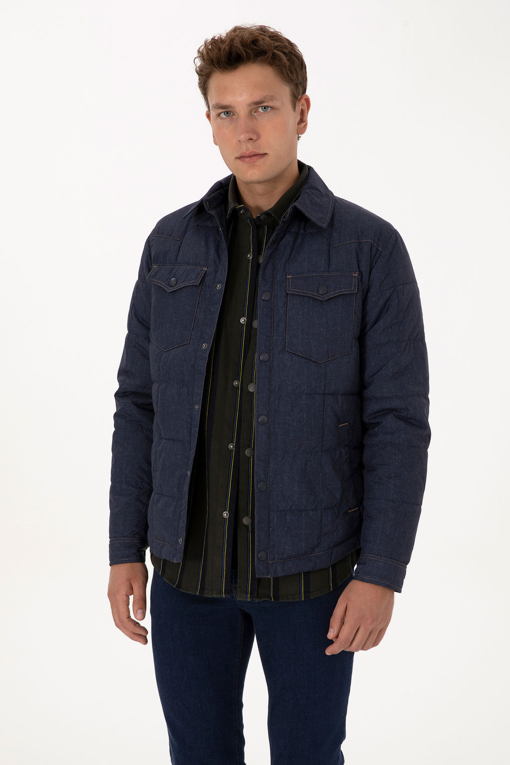 Erkek Lacivert Mont - U.s. polo assn фото 10