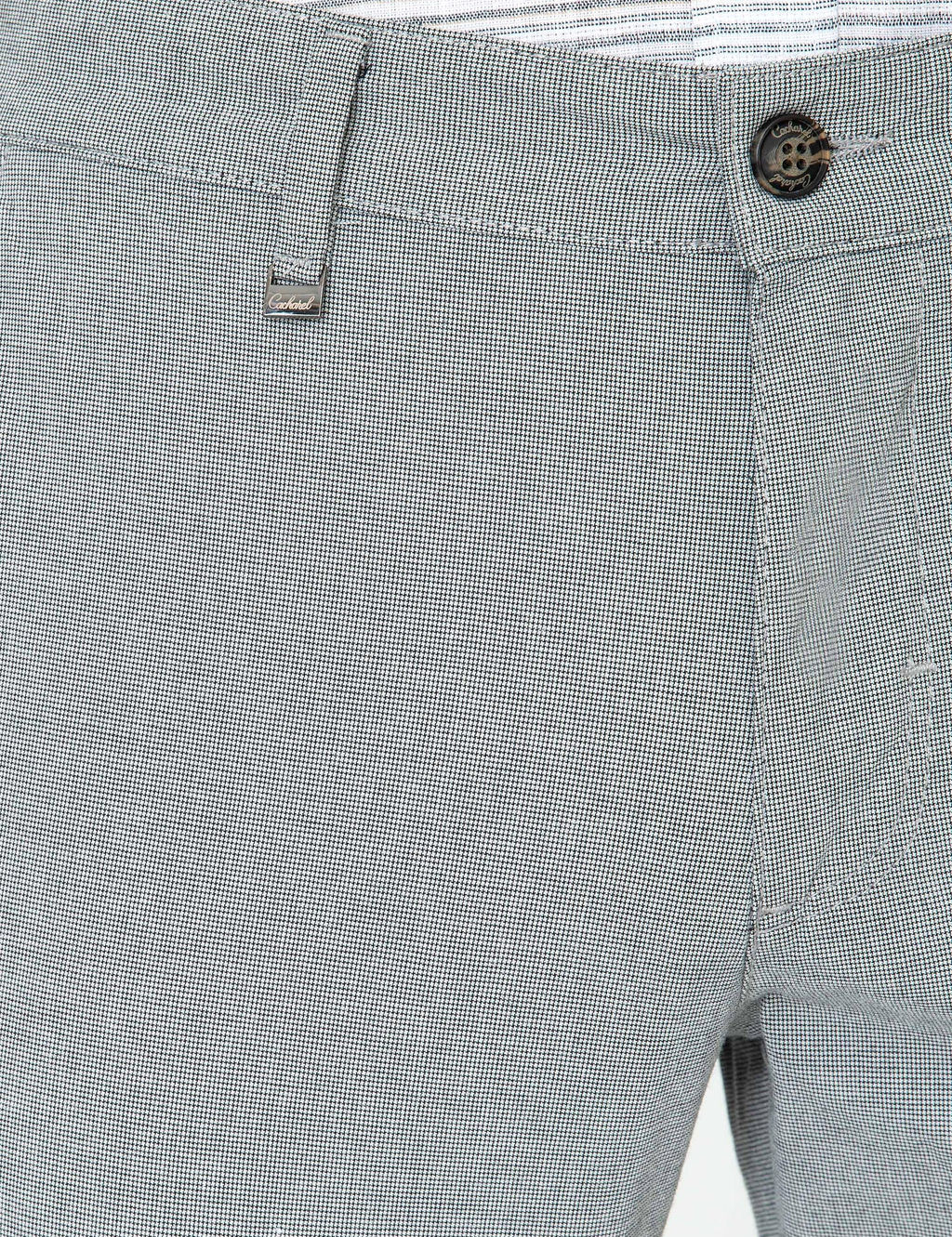 Черные зауженные брюки из плотной ткани - Cacharel фото 5