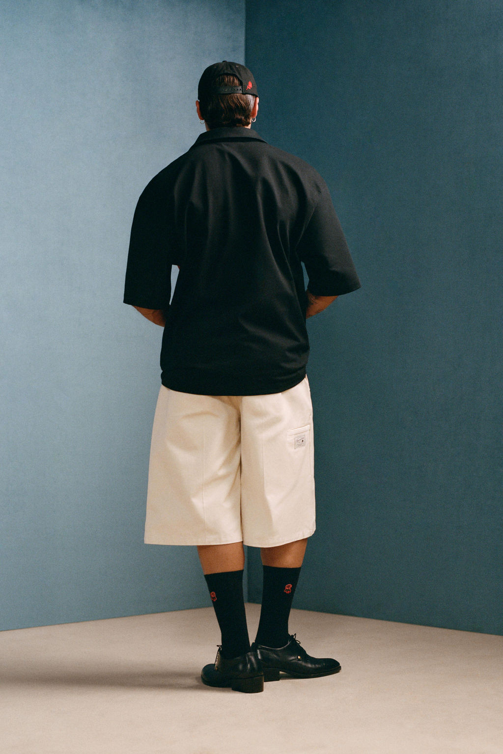 POLO COLOR BLOCK BORDADO WILLY CHAVARRIA X ZARA / Negro  фото 2