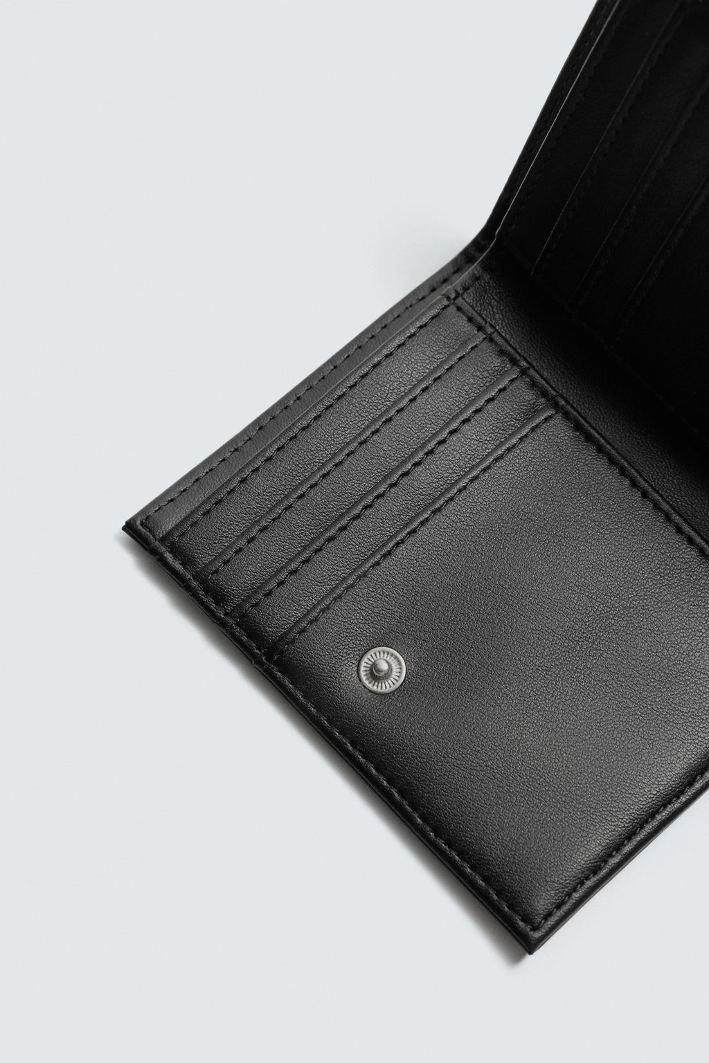 CARTERA MONEDERO LISO / Negro - Zara фото 3