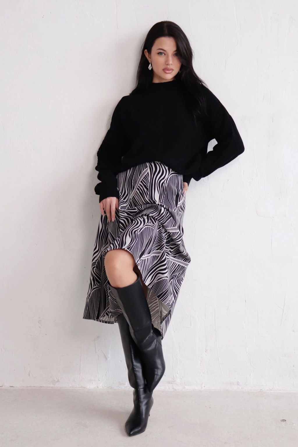 Юбка А-силуэта с принтом - Martichelli фото 73