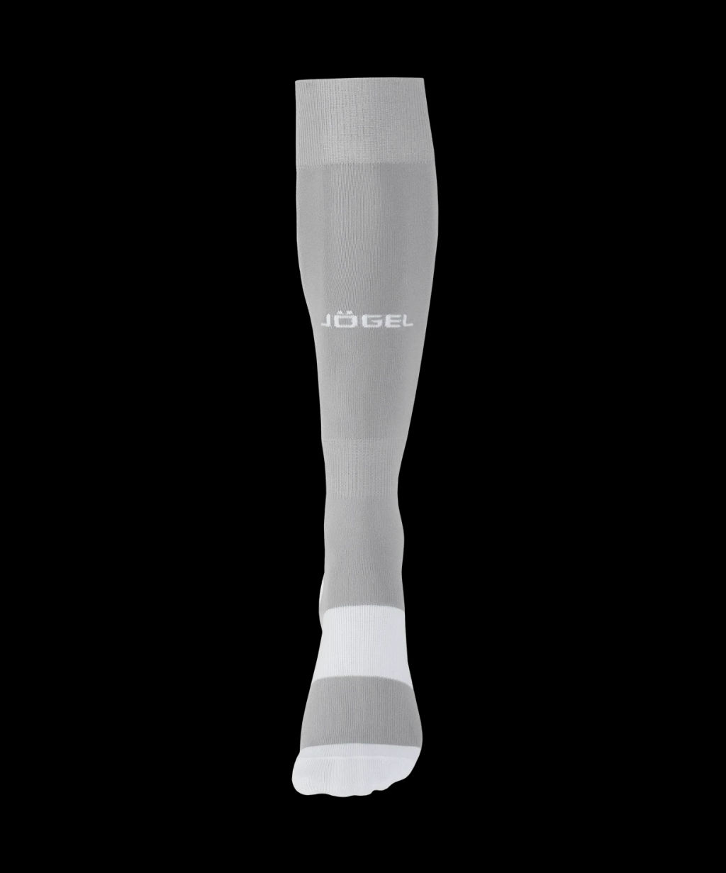 Гетры футбольные JOGEL CAMP BASIC SOCKS, серый/белый  фото 2