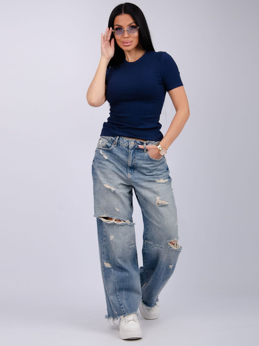 Футболка Скимс 3, трикотаж лапша - Малина фото 11