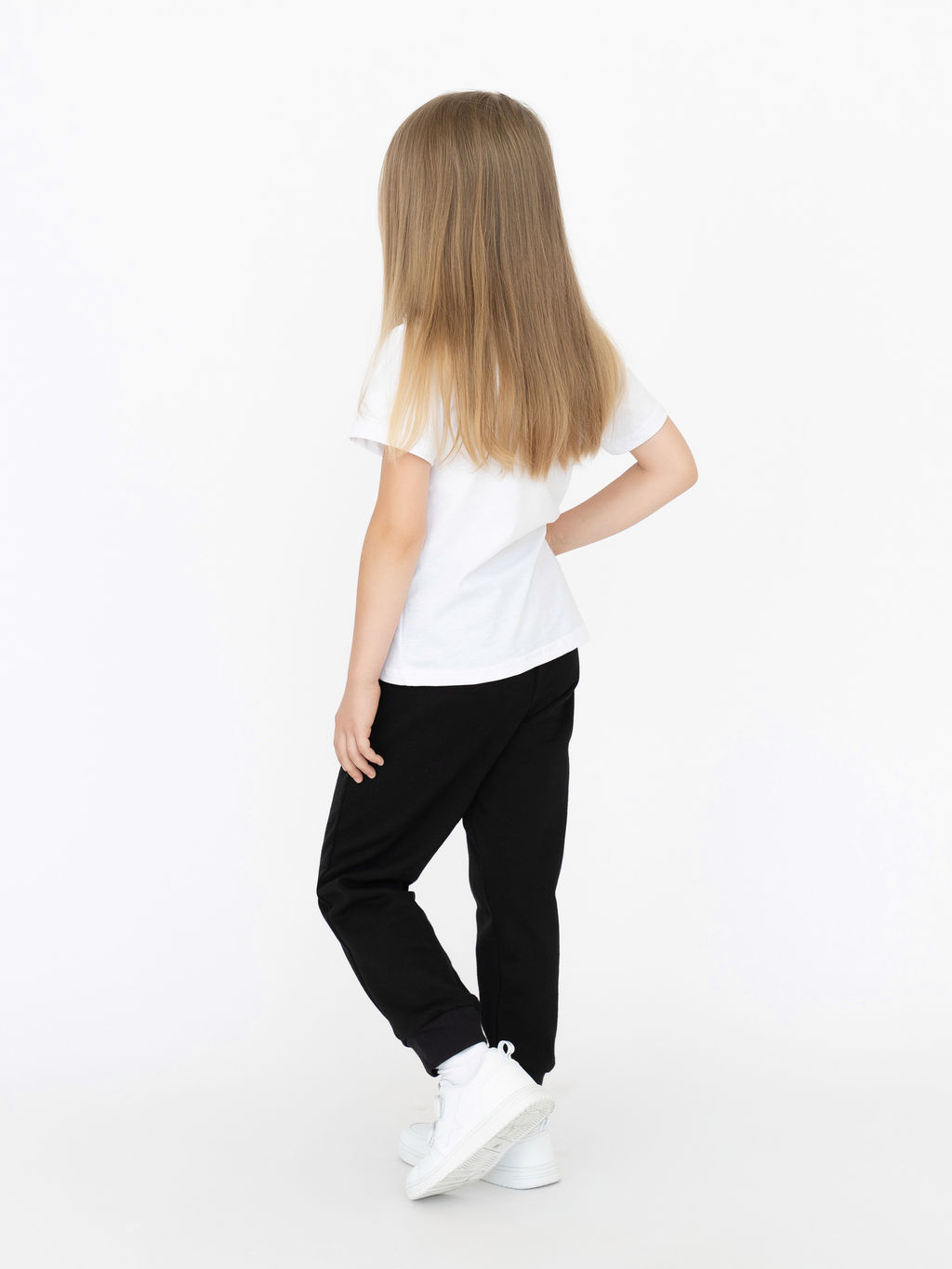 Брюки детские черные 455/1 (110, 60)