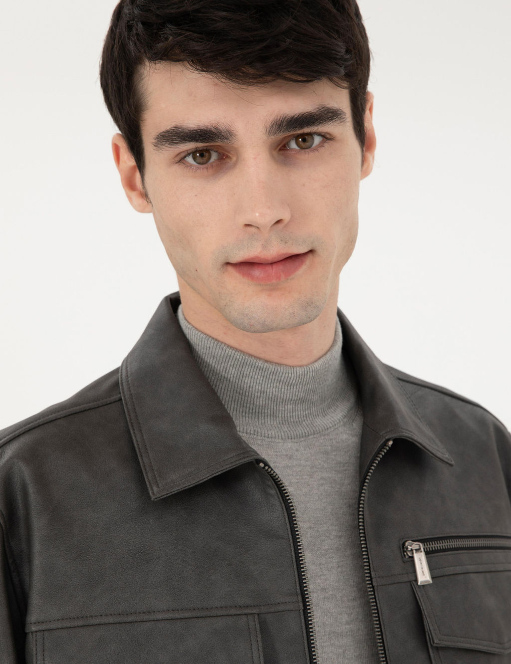 Lacivert Deri Ceket - Pierre cardin фото 2