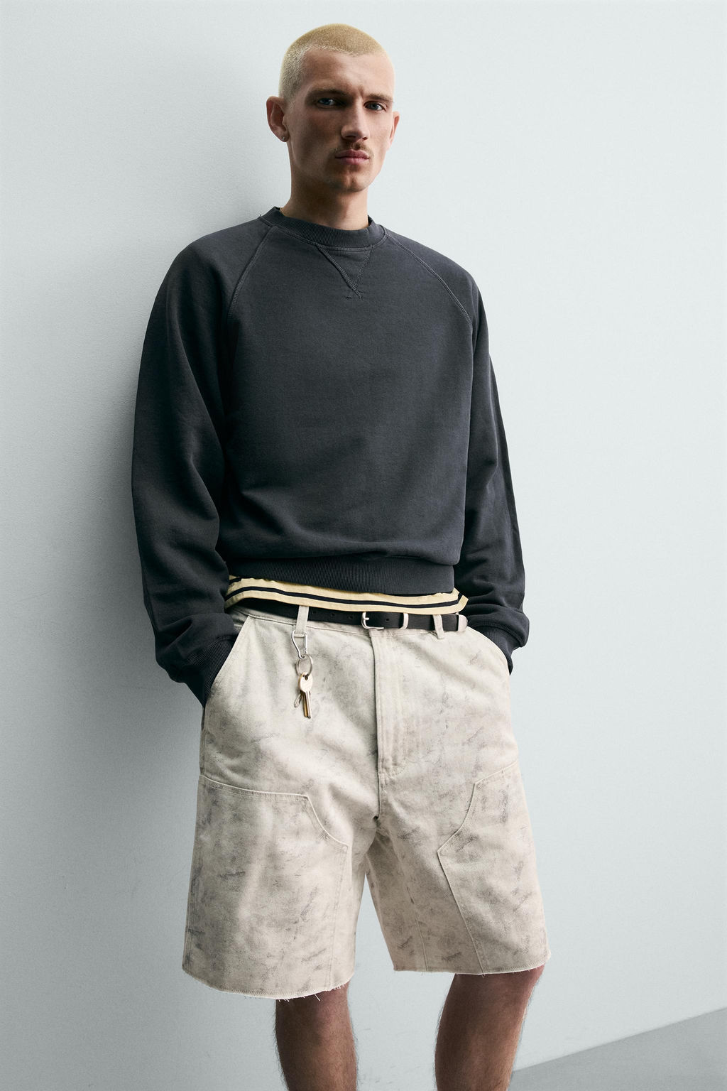 BERMUDA RELAXED FIT BOLSILLO CARPINTERO / Marr?n - Zara фото 5