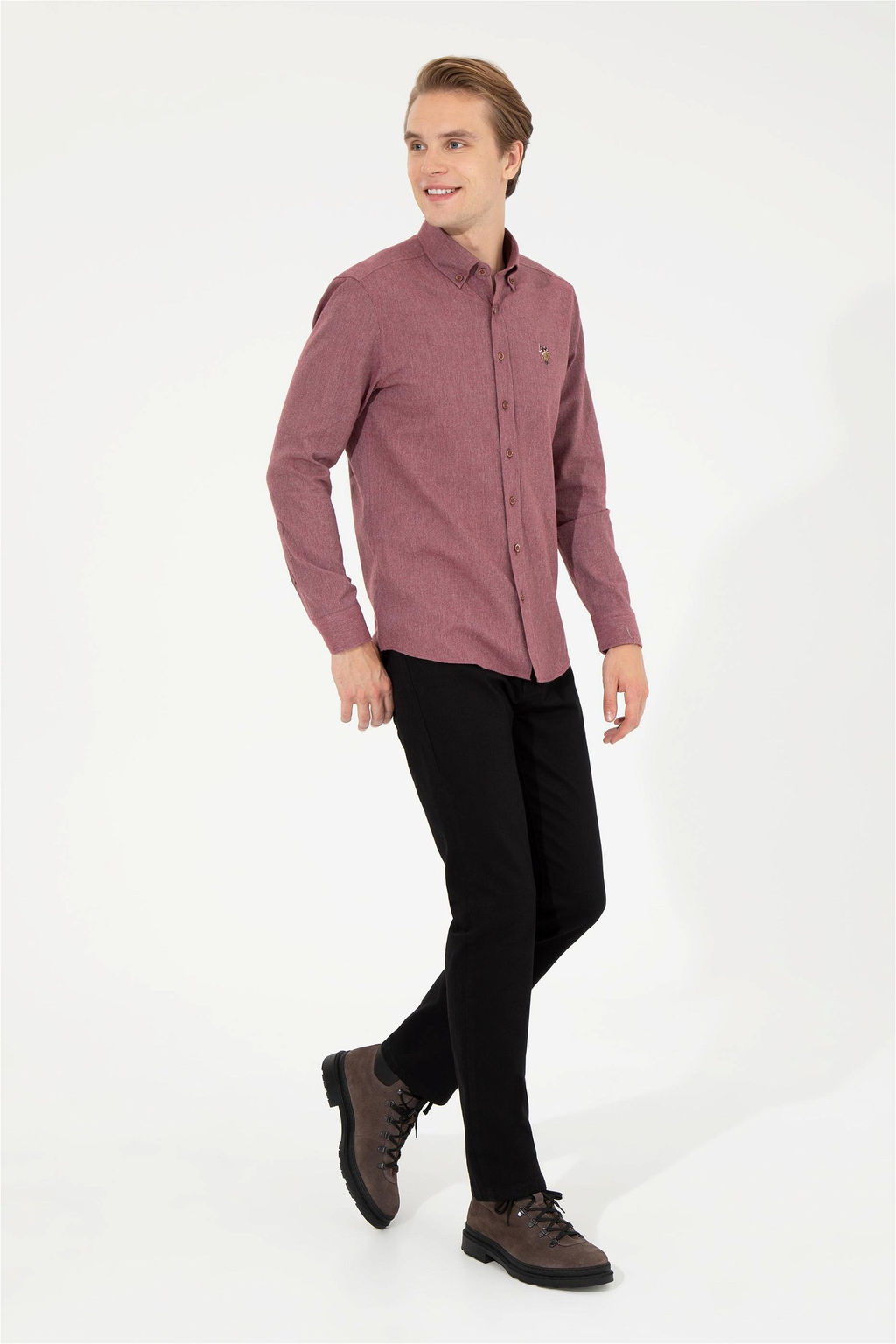 U. S. Polo Assn / Мужская рубашка Cherry Uzunkol Basic - U.s. polo assn фото 10