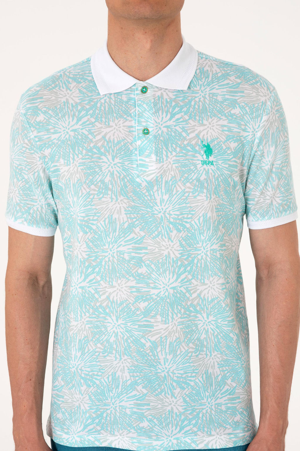 Erkek Regular Fit Polo Yaka Mint Ti__rt Sepette S_rpriz _ndirim - U.s. polo assn фото 6