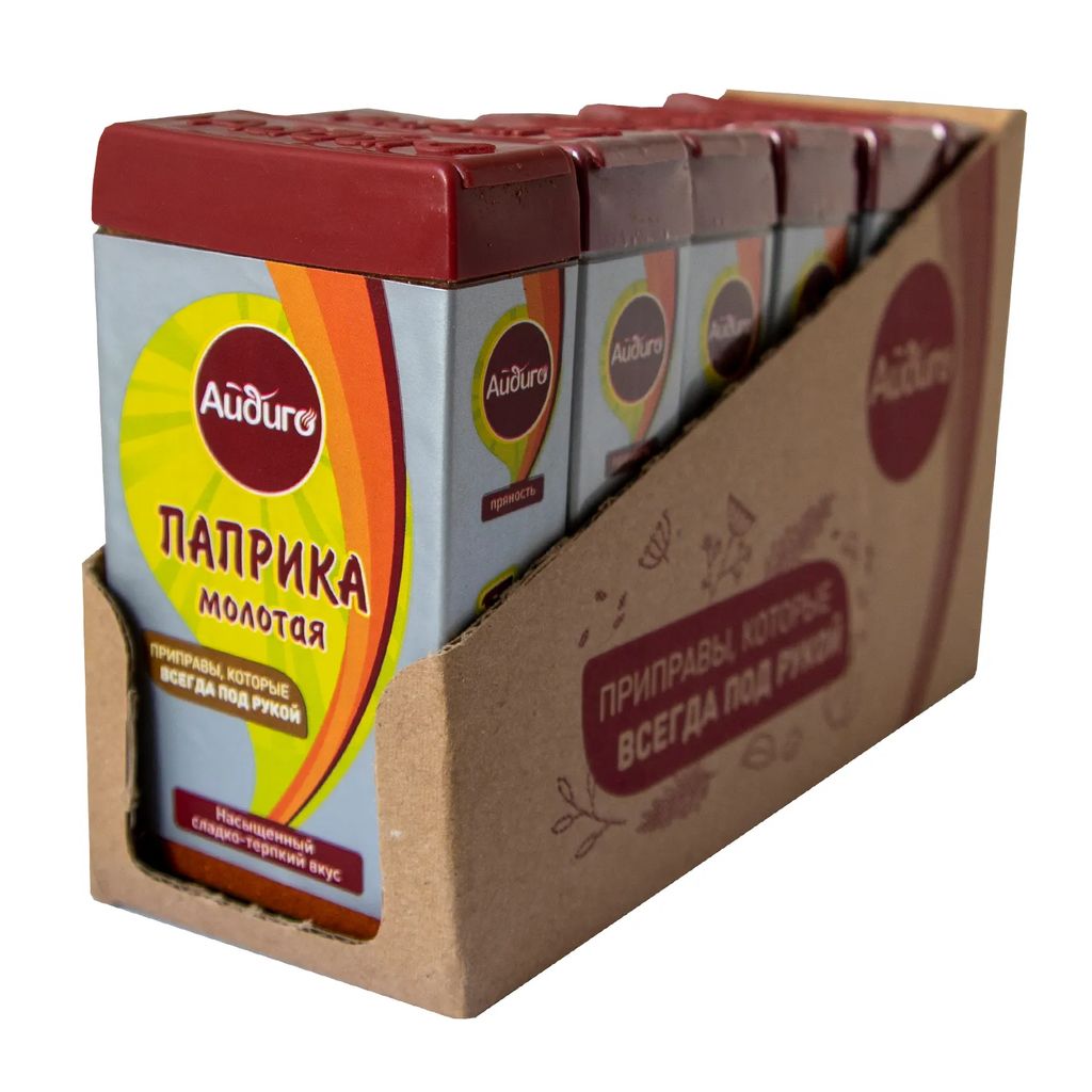 Паприка молотая Всегда под рукой 41г - Айдиго фото 3