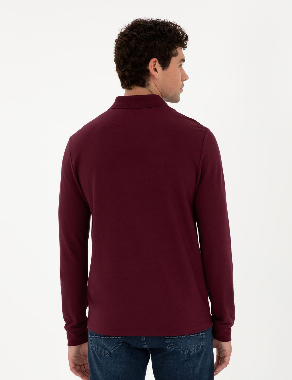 Bordo Slim Fit Basic Sweatshirt - Pierre cardin фото 5