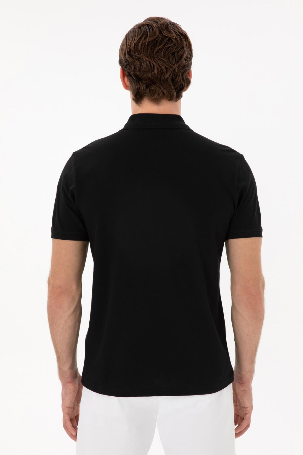Erkek Slim Fit Polo Yaka Siyah Basic Ti__rt Sepette S_rpriz _ndirim - U.s. polo assn фото 5