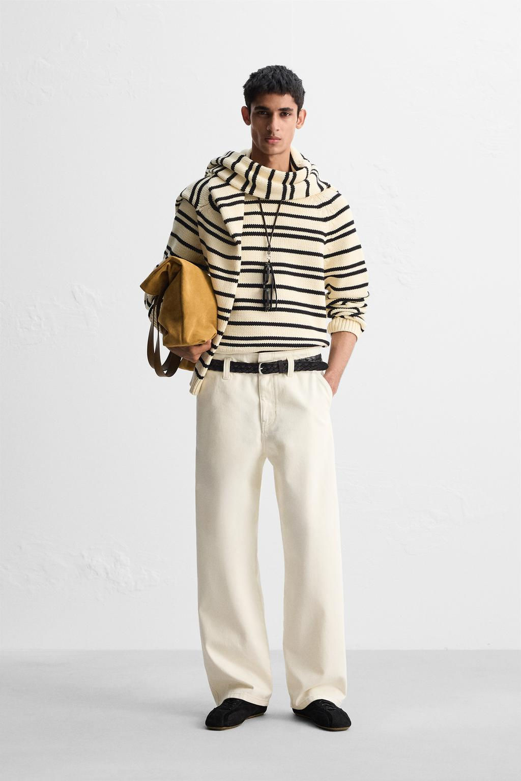 LIMITED EDITION STRIPED TEXTURED SWEATER