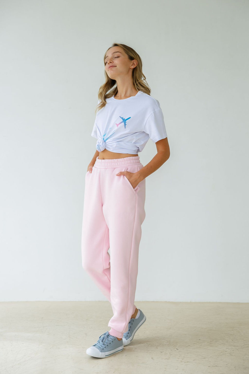 Брюки джоггеры Pink