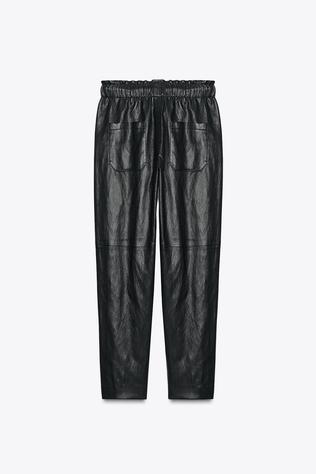 FAUX LEATHER TROUSERS