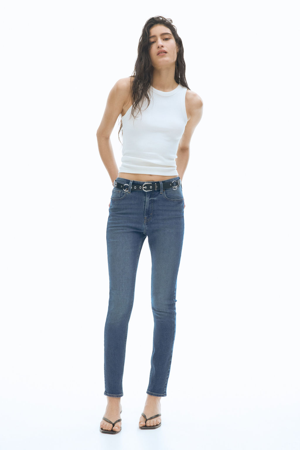 Skinny High Waist Jeans - H&m фото 9