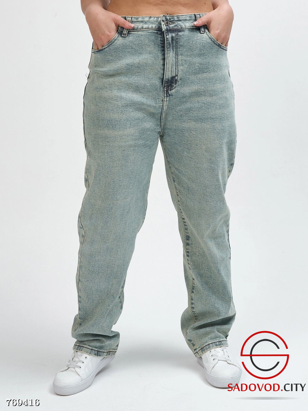 Джинсы мом стрейч женские - Bruno фото 8