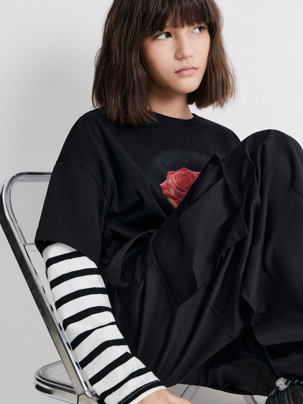 ACOOLA / Брюки детские для девочек Liza черный  фото 5