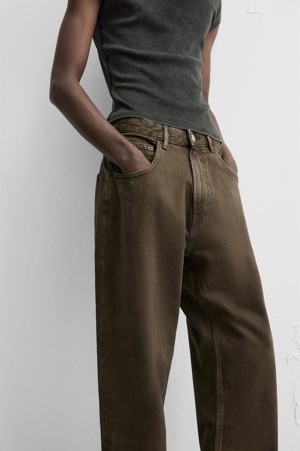 FADED BAGGY-FIT JEANS - Zara фото 5