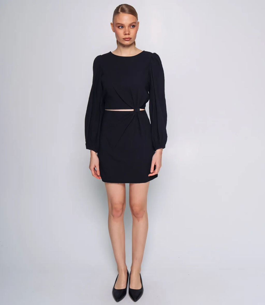 Платье #ОКТ025014, чёрный