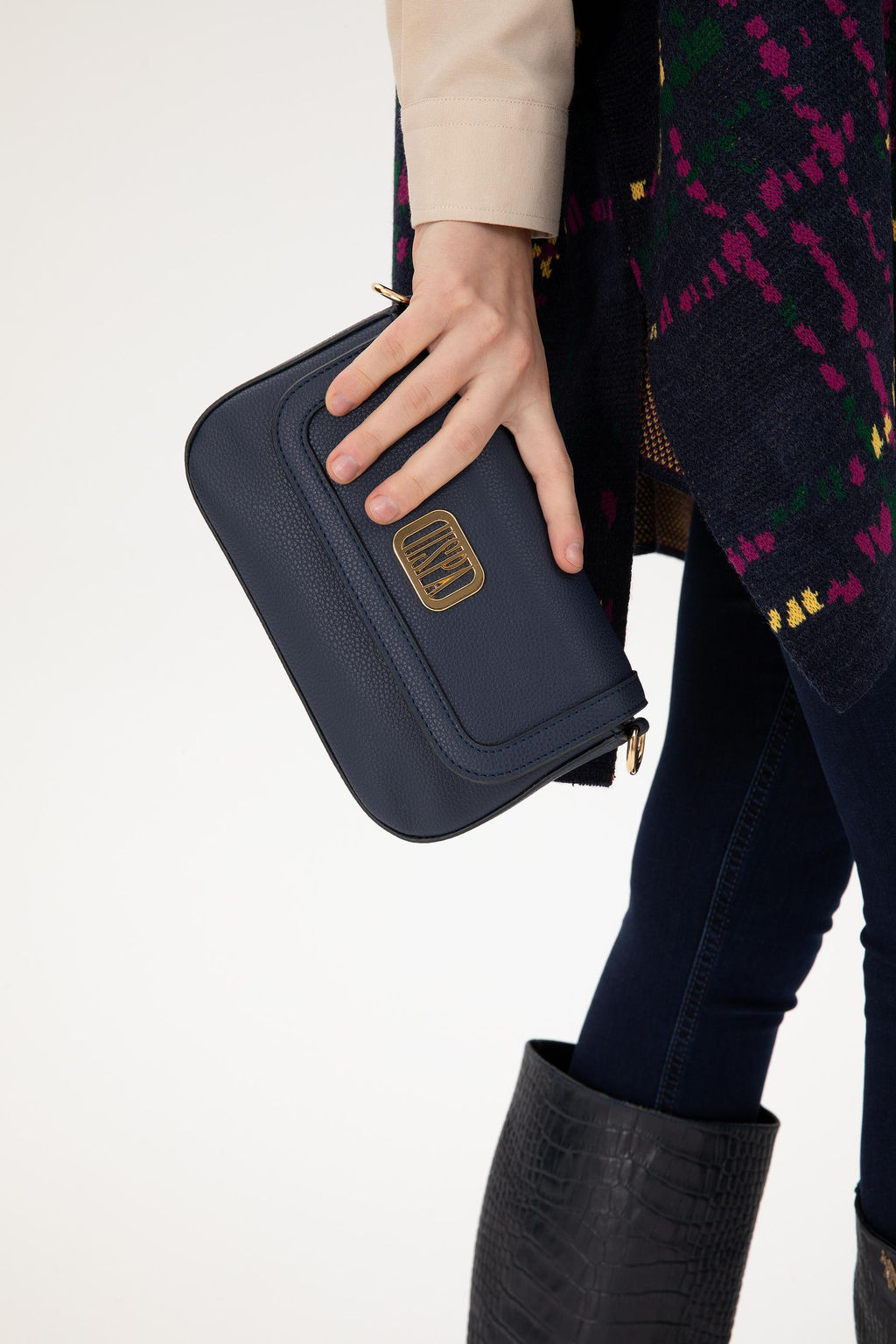 Женская темно-синяя сумка через плечо Неожиданная скидка в корзине - U.s. polo assn фото 2