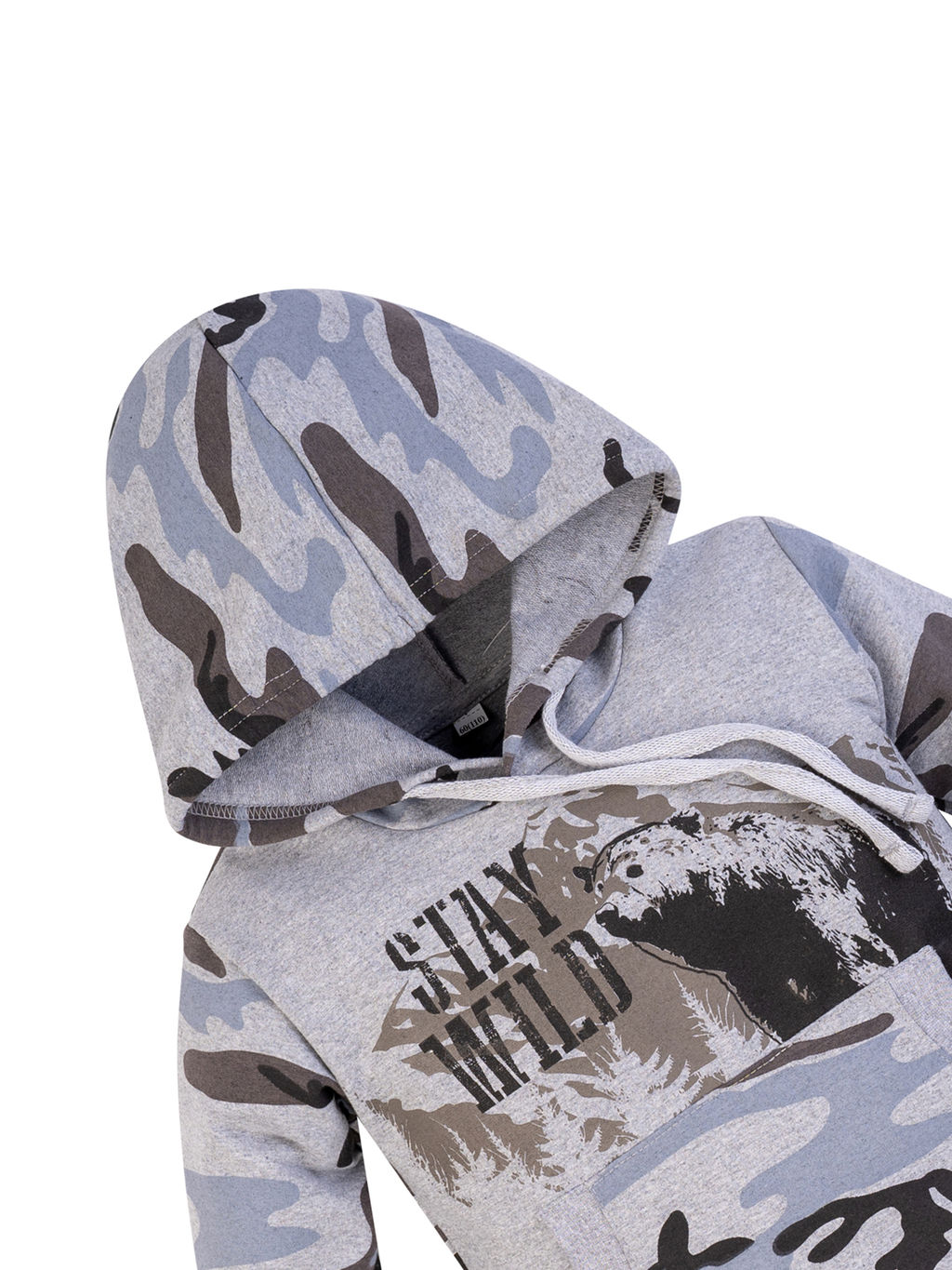 Костюм детский серый меланж медведь 747 (110, 60)