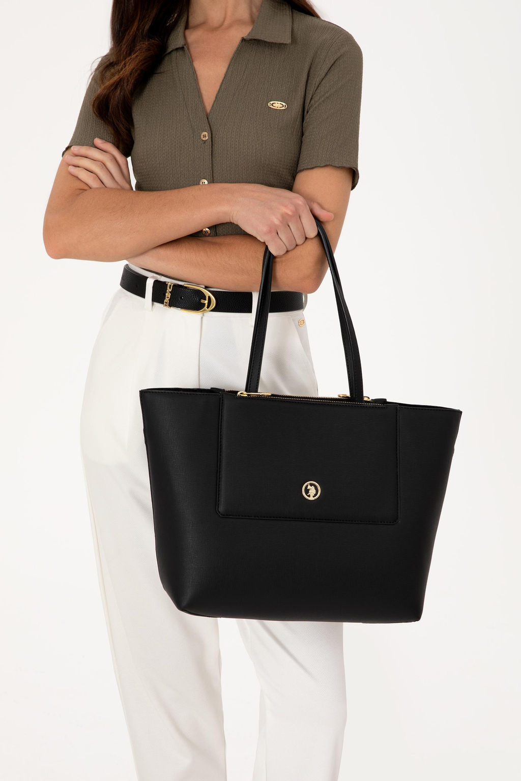 Kad_n Siyah _anta Sepette S_rpriz _ndirim - U.s. polo assn фото 2
