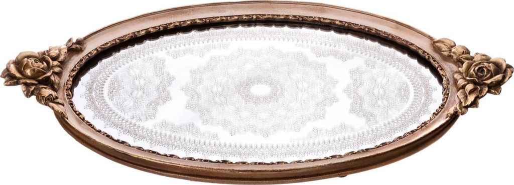 ПОДНОС ДЕКОРАТИВНЫЙ 52*3,5*28,3 СМ.