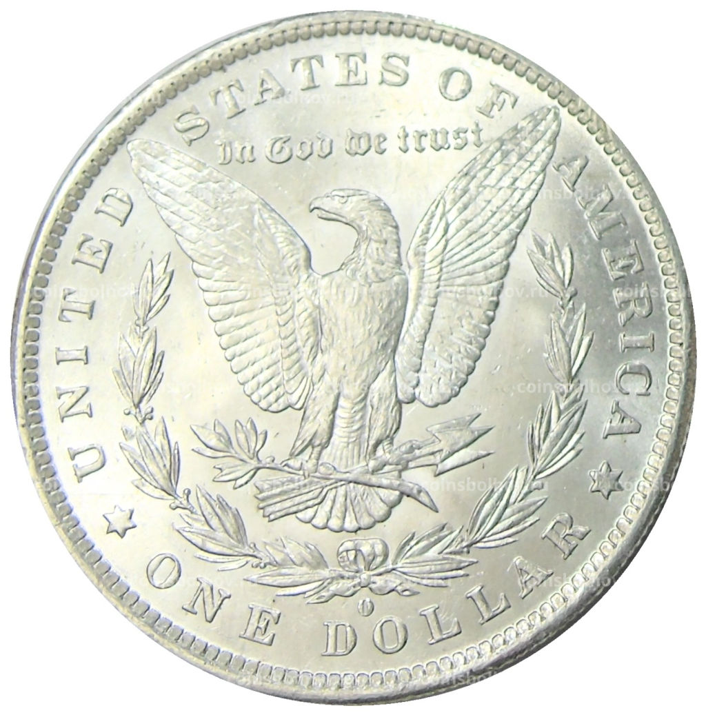 1 доллар 1884 года O США Доллар Моргана