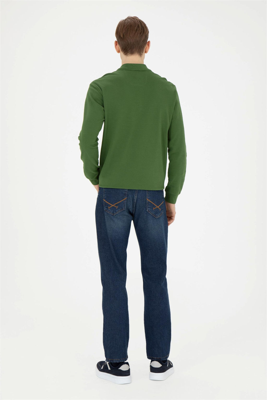 Мужские темно-синие джинсовые брюки - U.s. polo assn фото 4
