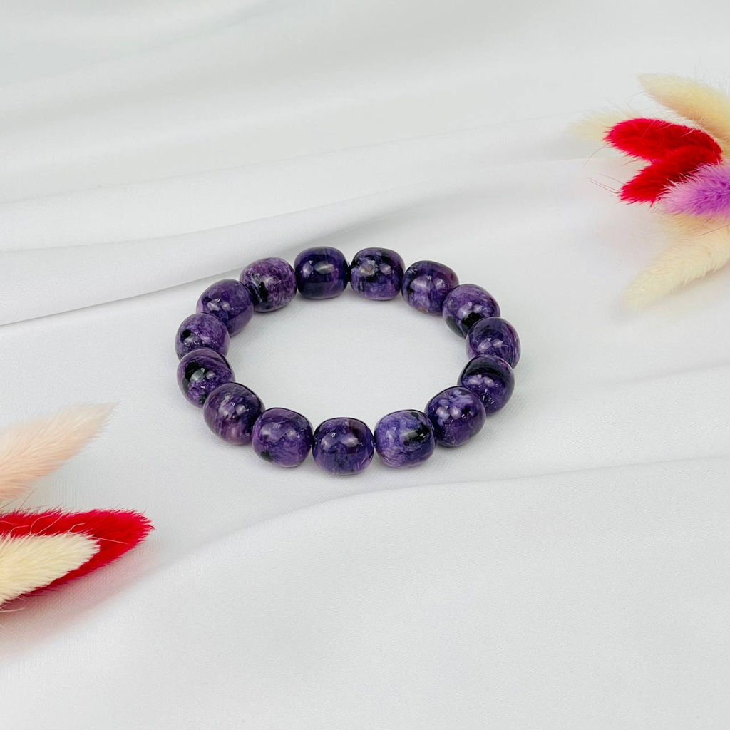 Браслет из Чароита 19 см - Радуга самоцветов фото 3